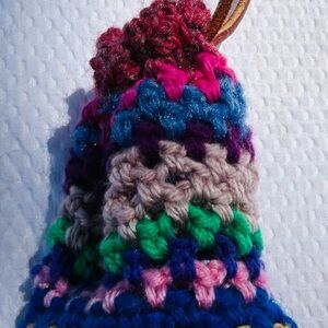 Multicolor Crochet Medicine Bag